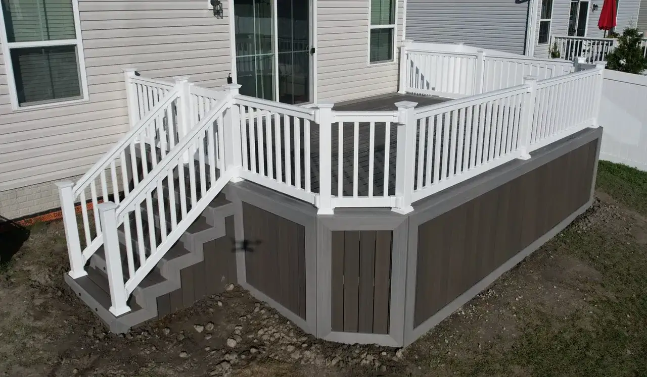 Composite deck skirting Wilmington NC – MJ Profesional Concrete
